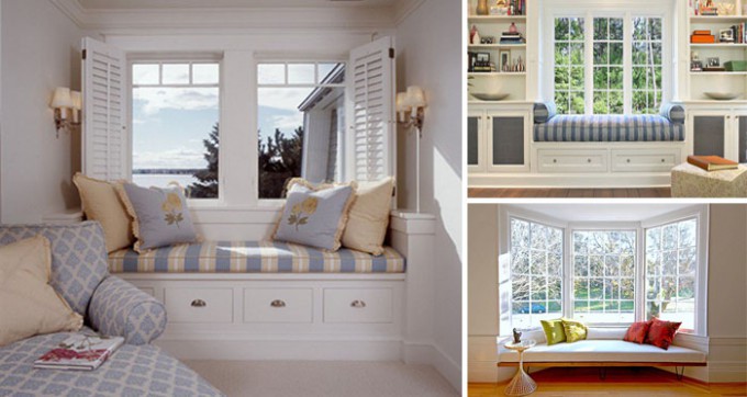 Am Fenster relaxen: 16 interessante Gestaltungsideen für Sitzecken am Fenster