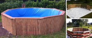 Eine Inspiration für einen Pool aus 9 Holzpaletten