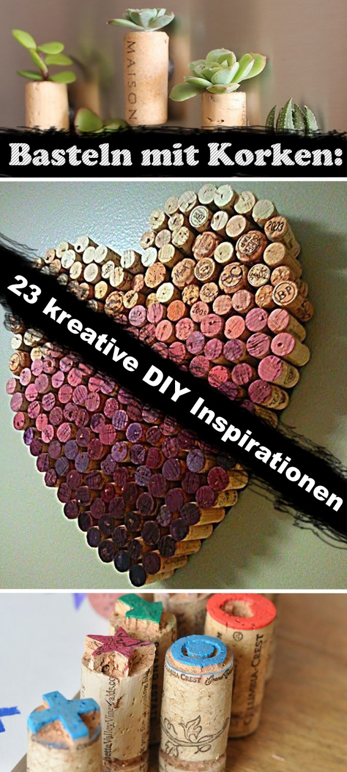 Basteln mit Korken: 23 kreative DIY Inspirationen