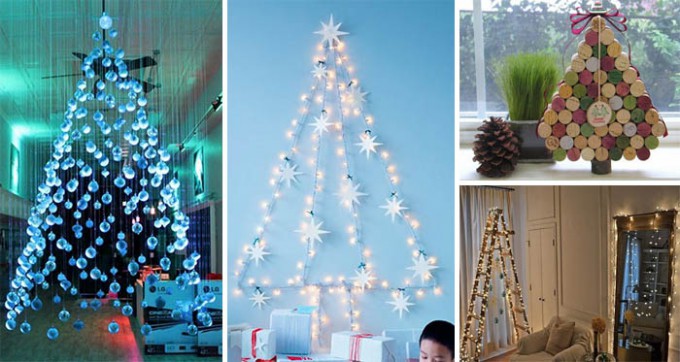21 DIY Ideen für Weihnachtsbäume