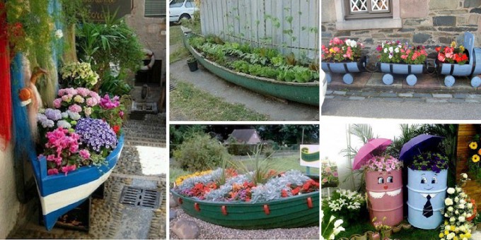 22 kreative und preiswerte DIY Ideen für Garten-Blumentöpfe