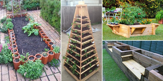 15 DIY Inspirationen für Hochbeete, welche euch die Gartenarbeit erleichtern