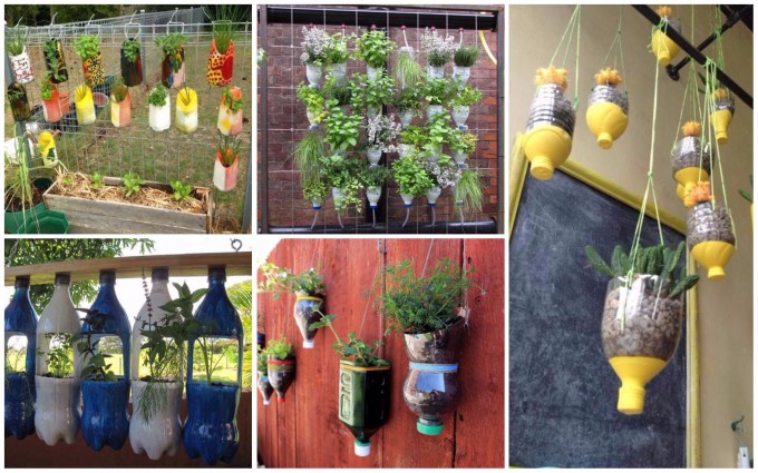 15 geniale Ideen um günstige Garten-Blumentöpfe aus Plastikflaschen zu basteln