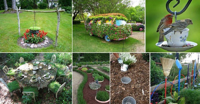 Garten aufpeppen: 19 inspirierende und kreative Tipps