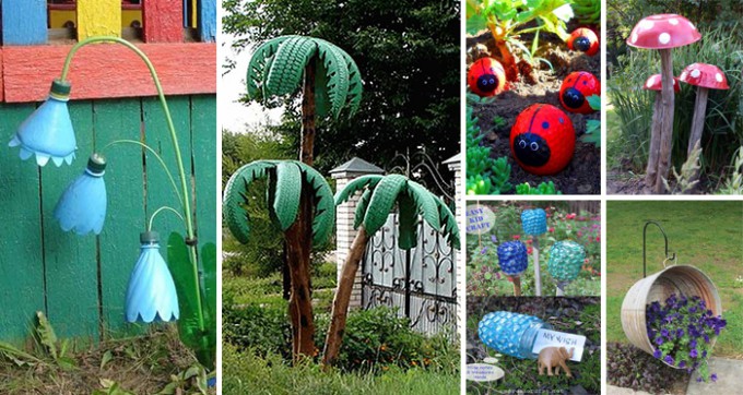 34 einfache und preiswerte DIY-Ideen, um den Garten und Hof zu verschönern