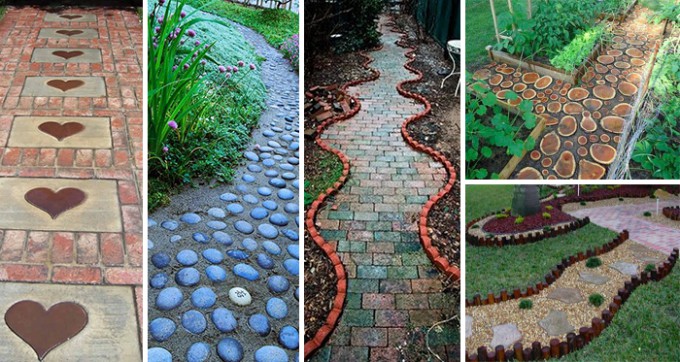24 Inspirationen für Gartenwege